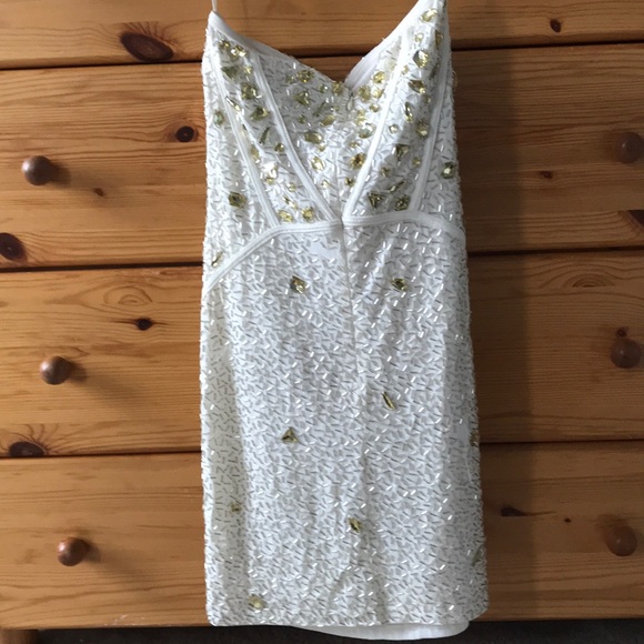 Fully embellished front and back Arden B dress - Picture 2 of 5